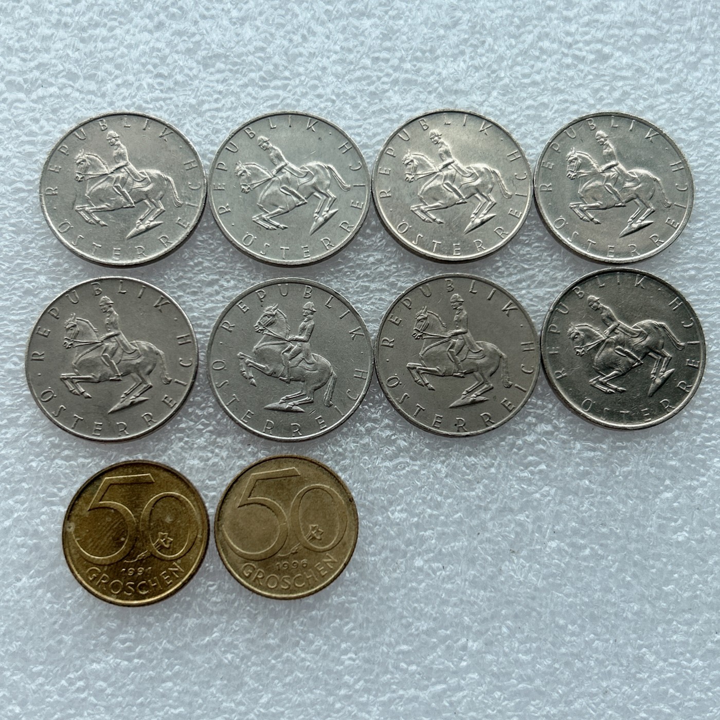 全场一元起拍 世界钱币散币场 第23期 奥地利