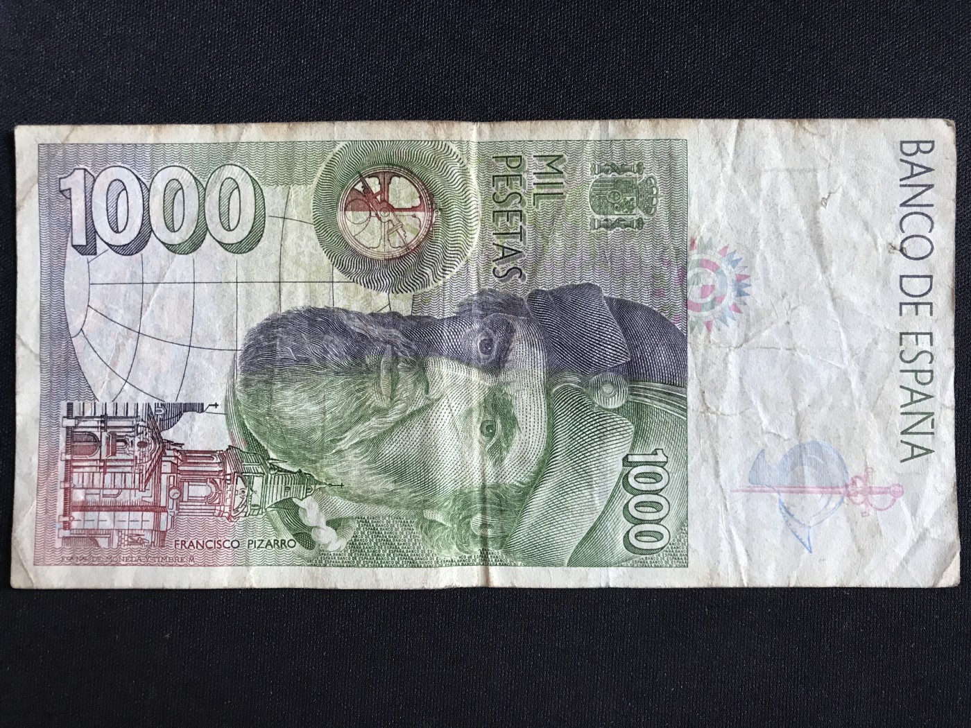 第409期 纸币专场 （无押金，捡漏，全场20包邮，偏远地区除外，接收代拍业务） 西班牙1000比索