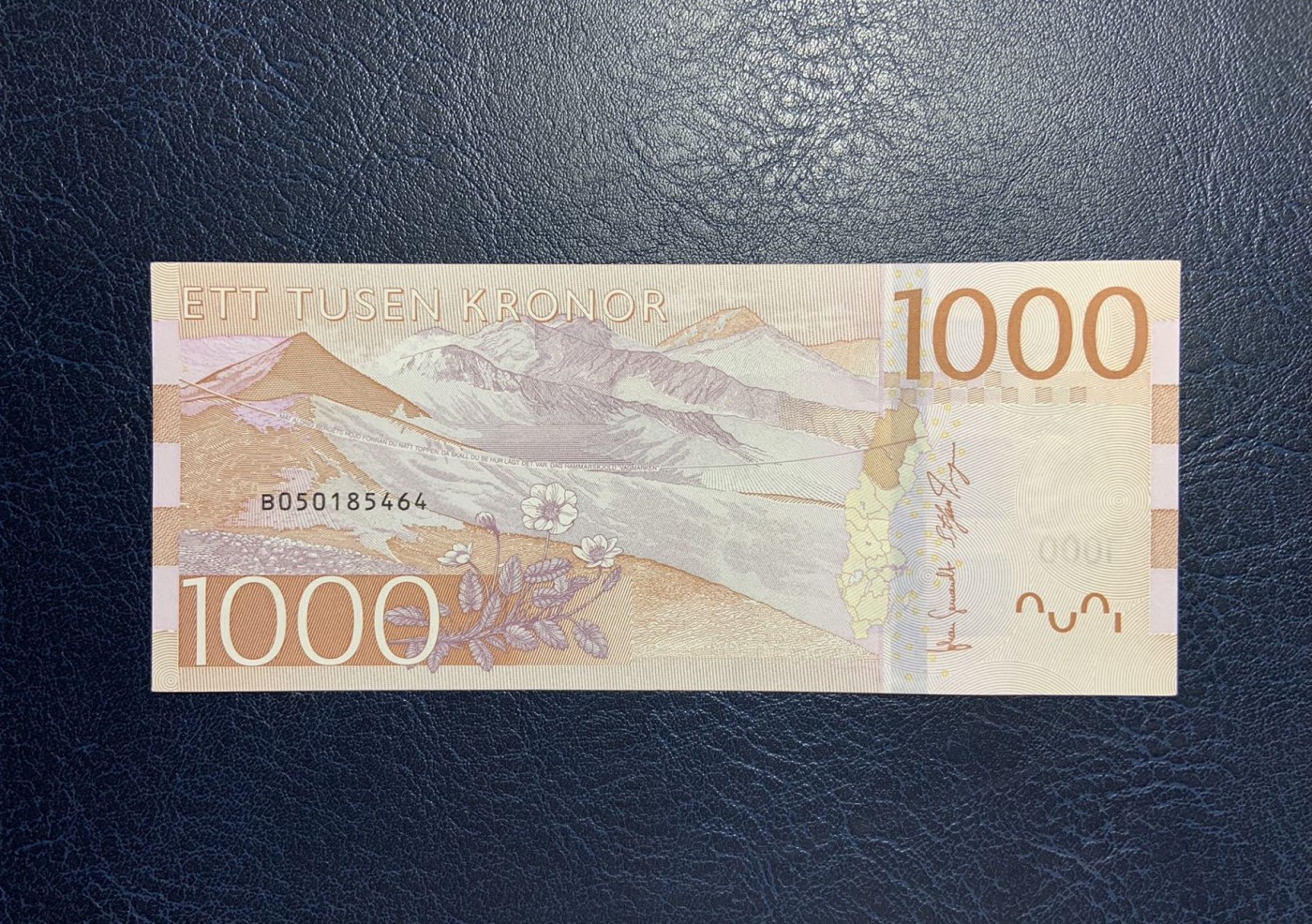 收藏联盟Quantum Auction 第289期拍卖  瑞典2015年1000克朗 品相UNC 瑞典前外长 第二任联合国秘书长达格·哈马舍尔德
