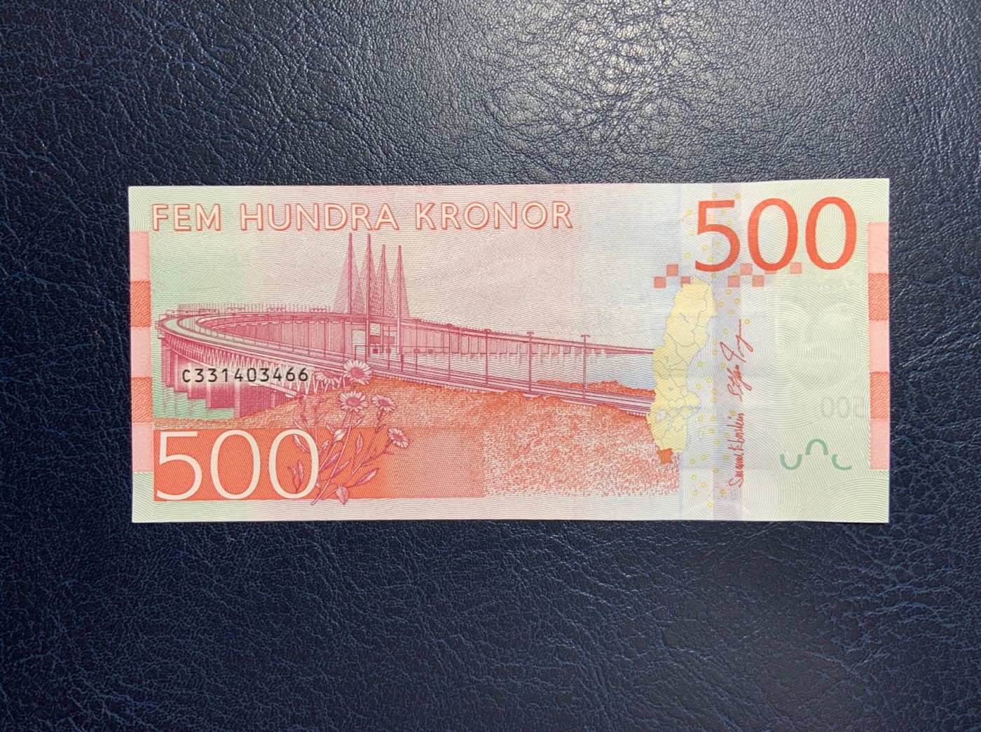 收藏联盟Quantum Auction 第289期拍卖  瑞典2015年500克朗 品相全新UNC 女高音歌唱家 比尔吉特 · 尼尔森
