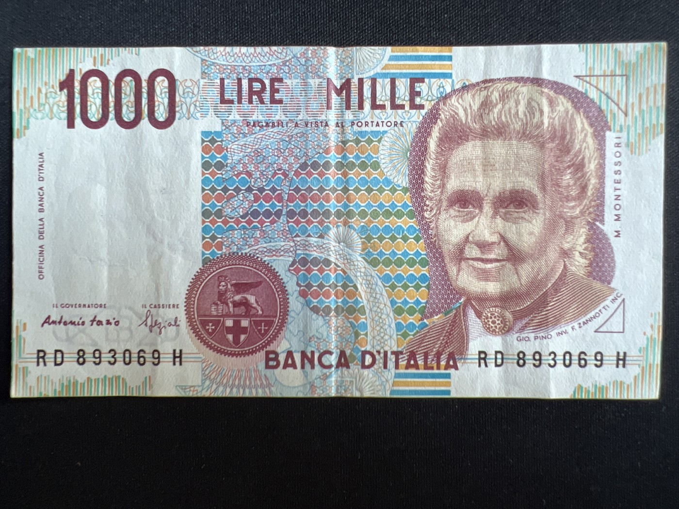 第408期 纸币专场 （无押金，捡漏，全场20包邮，偏远地区除外，接收代拍业务） 意大利1000里拉