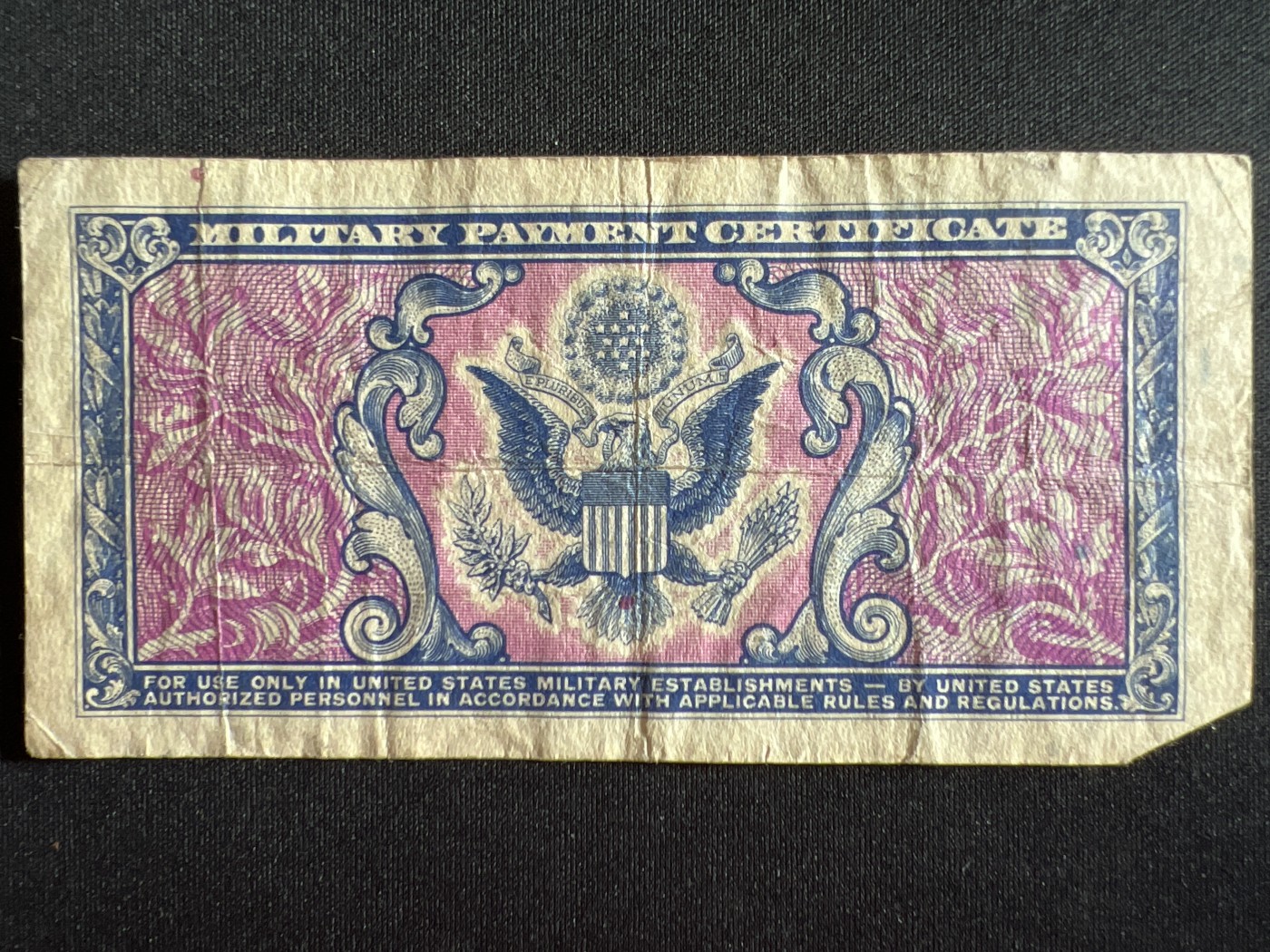 第410期 纸币专场 （无押金，捡漏，全场20包邮，偏远地区除外，接收代拍业务） 美国军票5美分