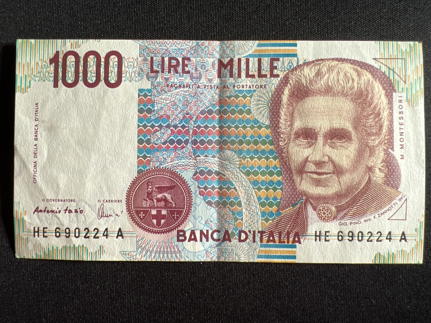 第410期 纸币专场 （无押金，捡漏，全场20包邮，偏远地区除外，接收代拍业务） 意大利1000里拉