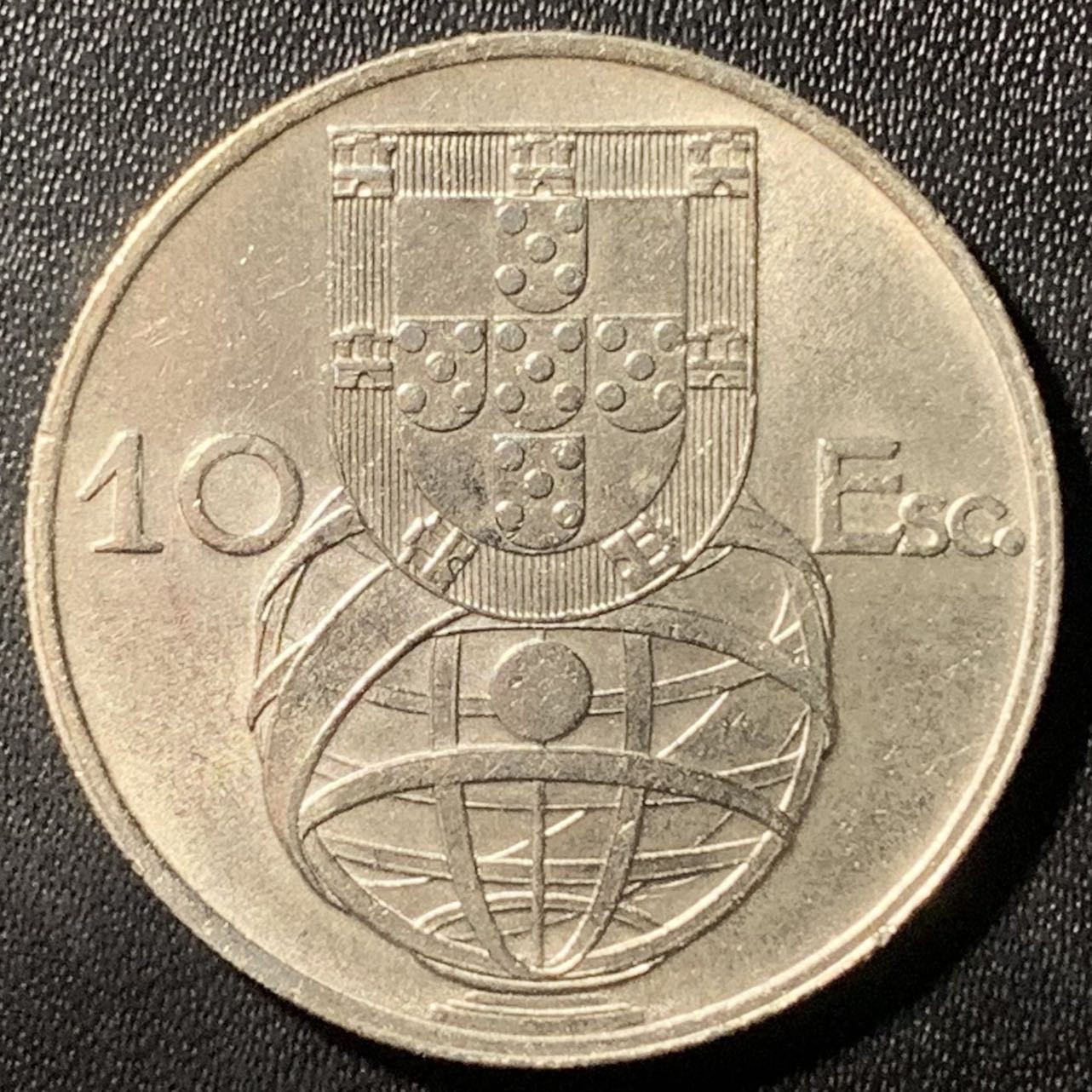 紫瑗钱币——第324期拍卖 葡萄牙 1954年 10埃斯库多 12.4克 0.835银 UNC