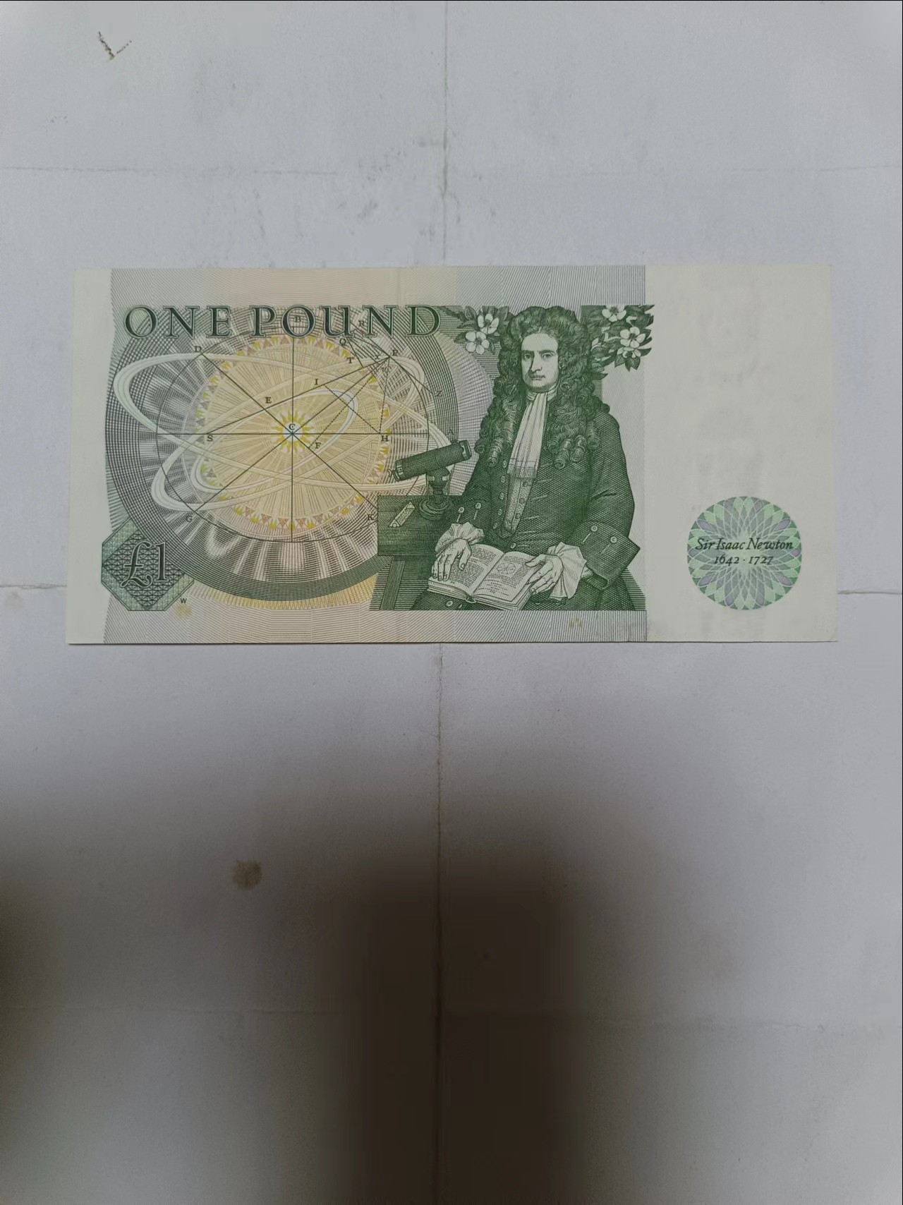 【20230916】非全新纸币第六十六场 英国D序列1镑，好品