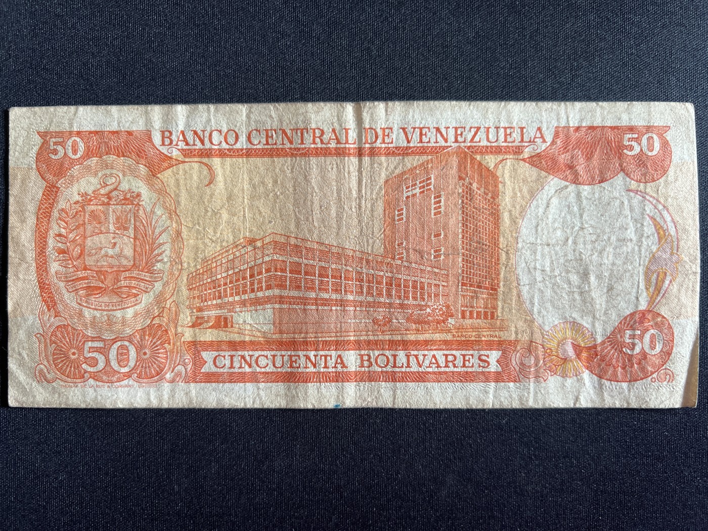 第410期 纸币专场 （无押金，捡漏，全场20包邮，偏远地区除外，接收代拍业务） 委内瑞拉50玻利瓦尔