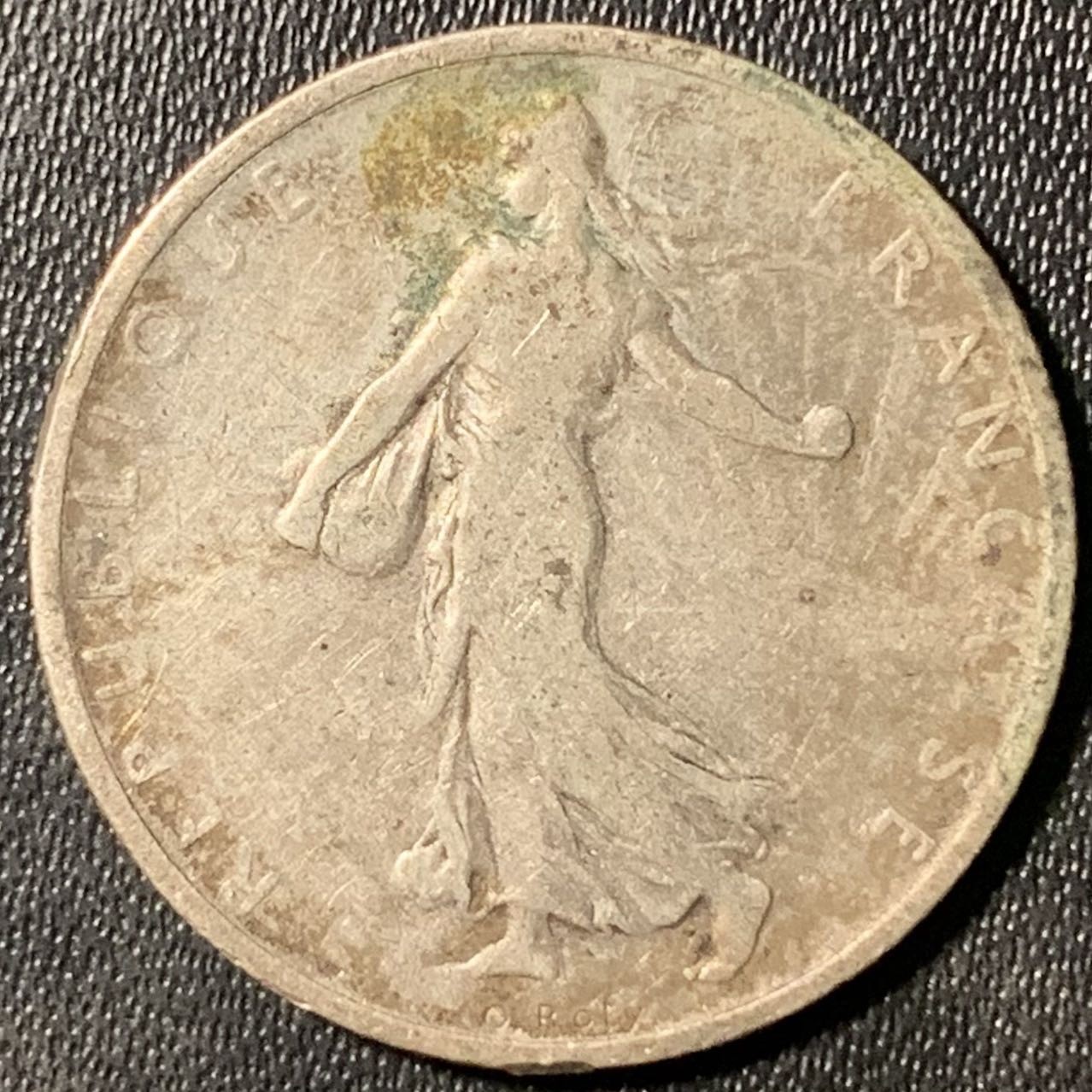 紫瑗钱币——第324期拍卖 法国 1901年 播种女神 1法郎 5克 0.835银