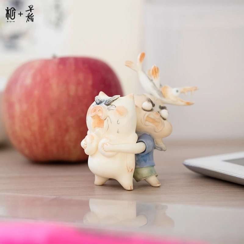 零元拍：末那末匠丨早稻《老姐的日常》PVC手办，每套6款人物