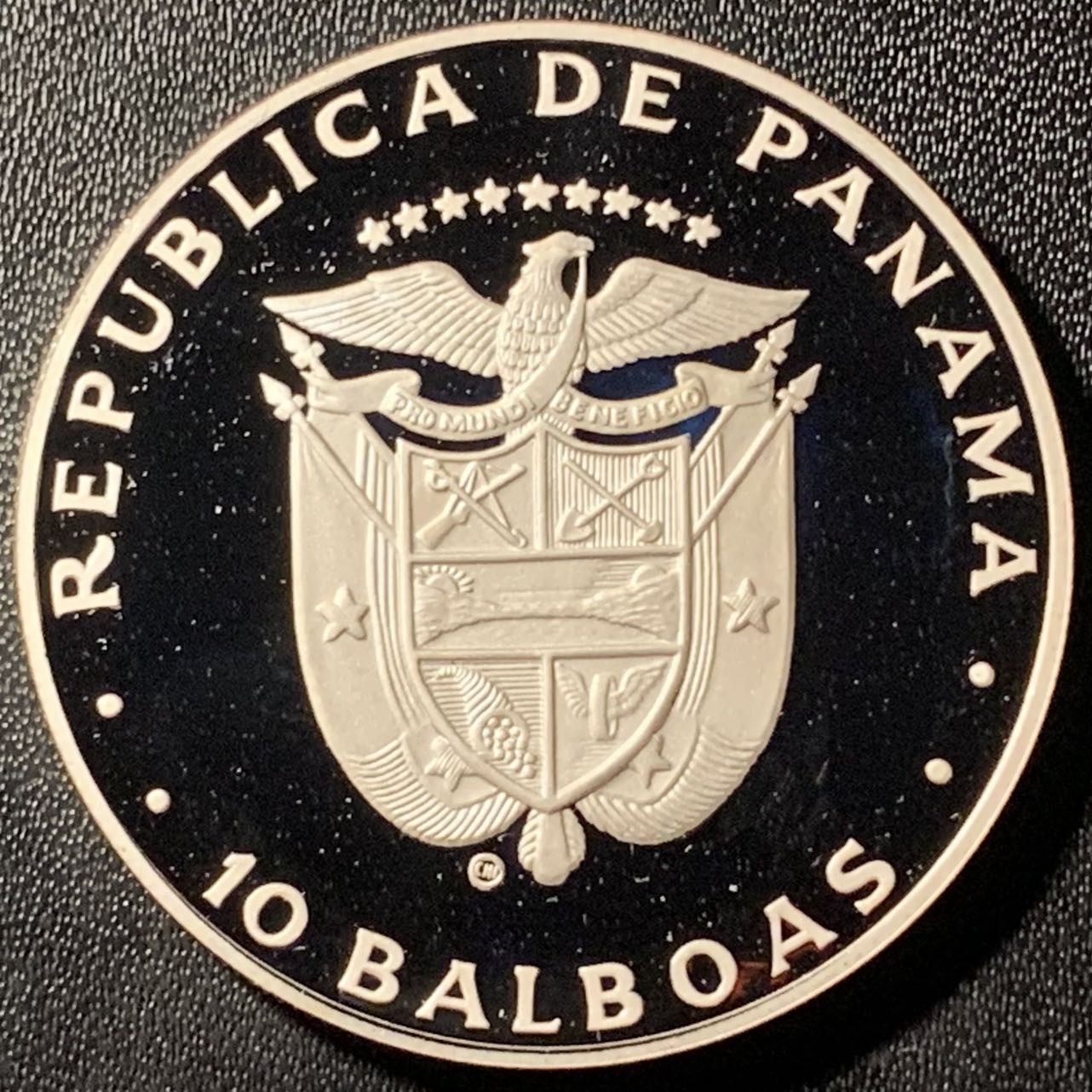 紫瑗钱币——第305期拍卖 巴拿马 1982年 国际儿童年 10波拿巴 26.5克 0.5银 精制