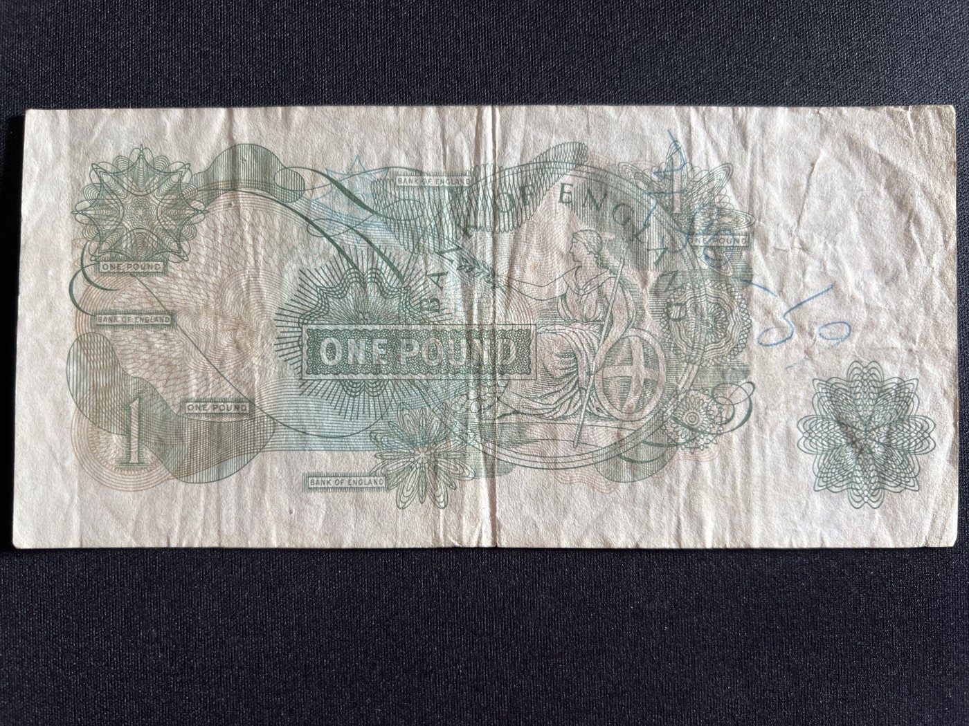 第410期 纸币专场 （无押金，捡漏，全场20包邮，偏远地区除外，接收代拍业务） 英国老版一英镑