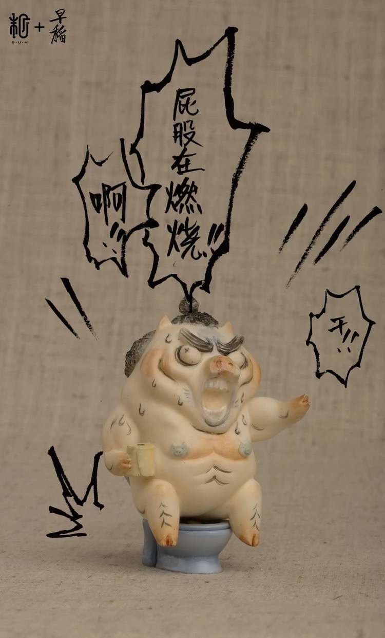 零元拍：末那末匠丨早稻《老姐的日常》PVC手办，每套6款人物