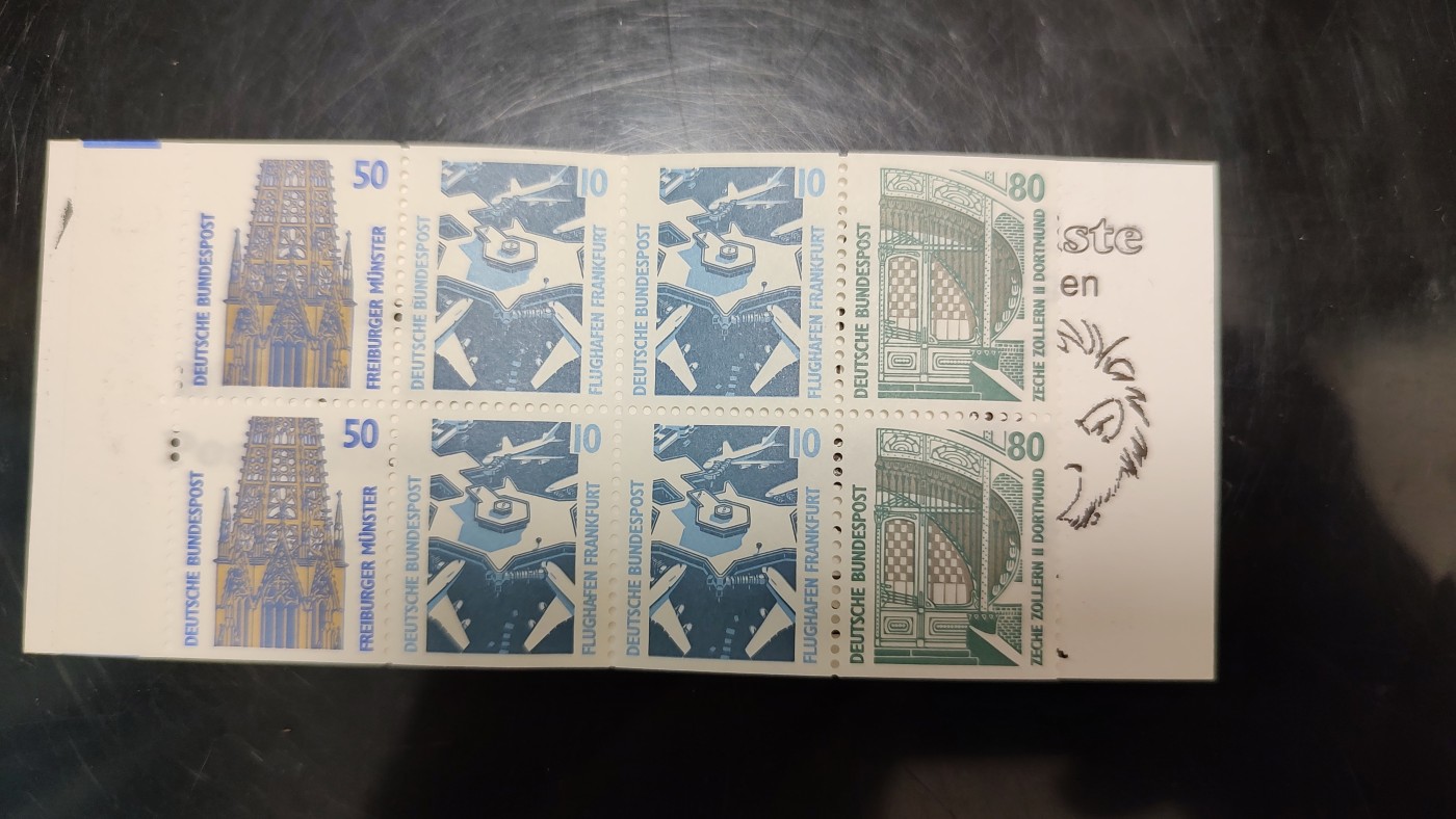 一月邮币社第二期拍卖国际邮票专场 德国房屋小本票一个