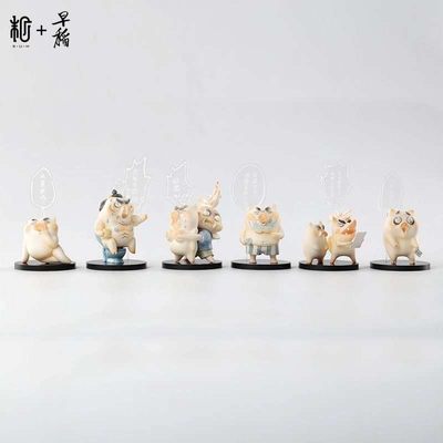 零元拍：末那末匠丨早稻《老姐的日常》PVC手办，每套6款人物 - 零元拍：末那末匠丨早稻《老姐的日常》PVC手办，每套6款人物