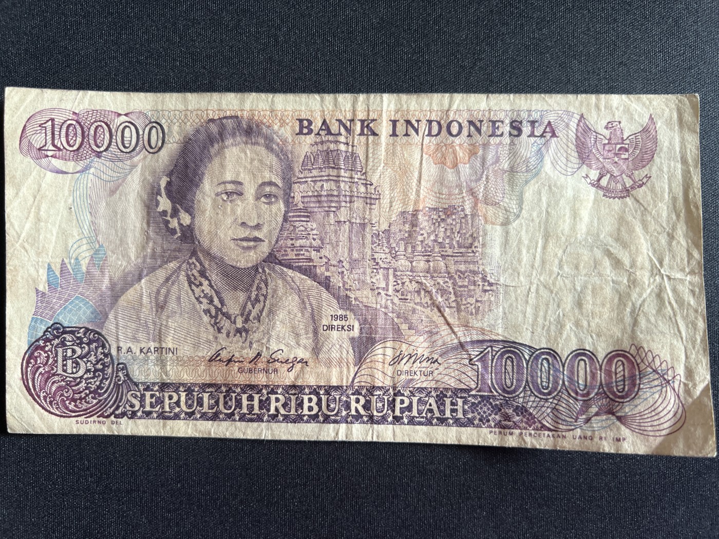 第410期 纸币专场 （无押金，捡漏，全场20包邮，偏远地区除外，接收代拍业务） 印尼10000卢比