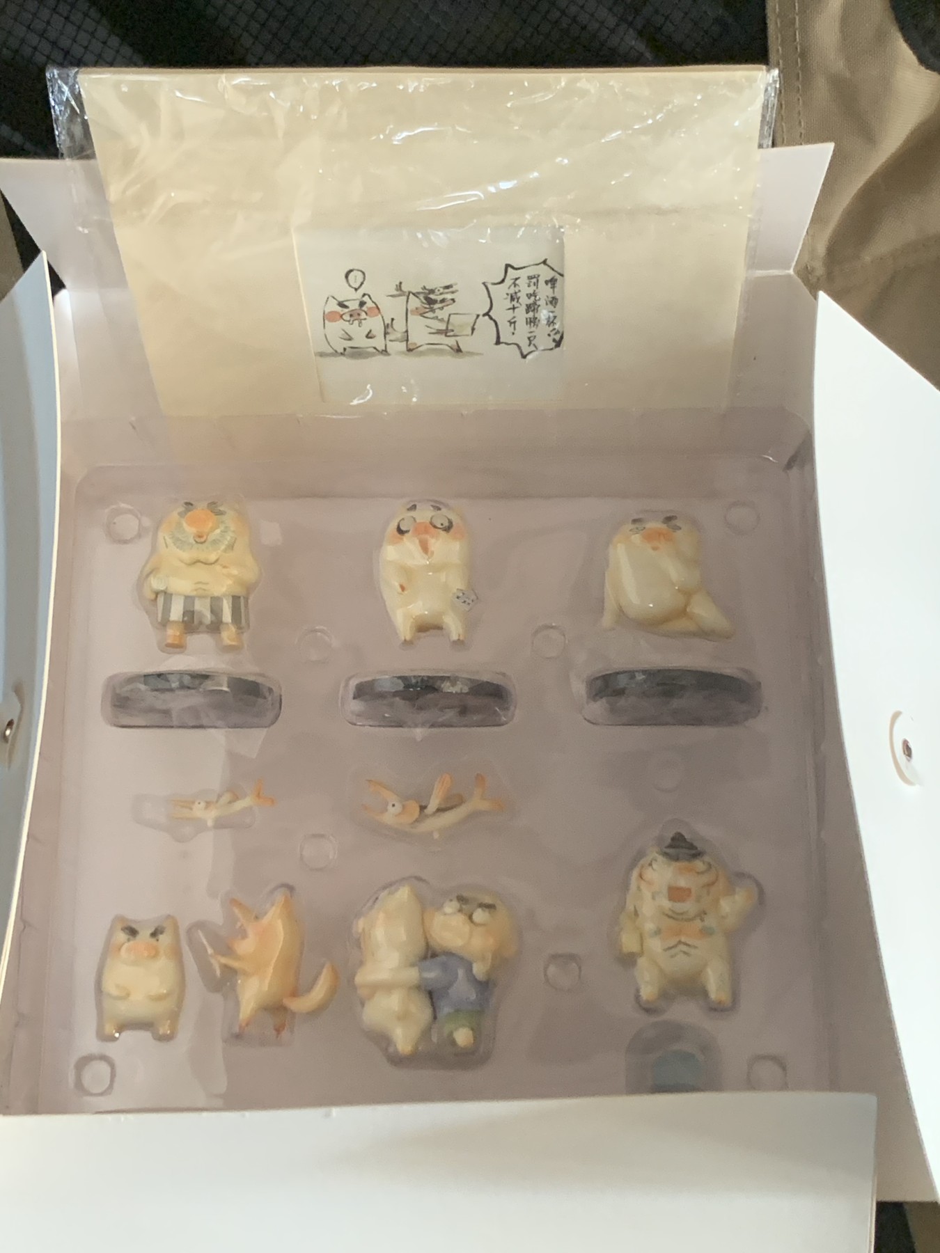 零元拍：末那末匠丨早稻《老姐的日常》PVC手办，每套6款人物