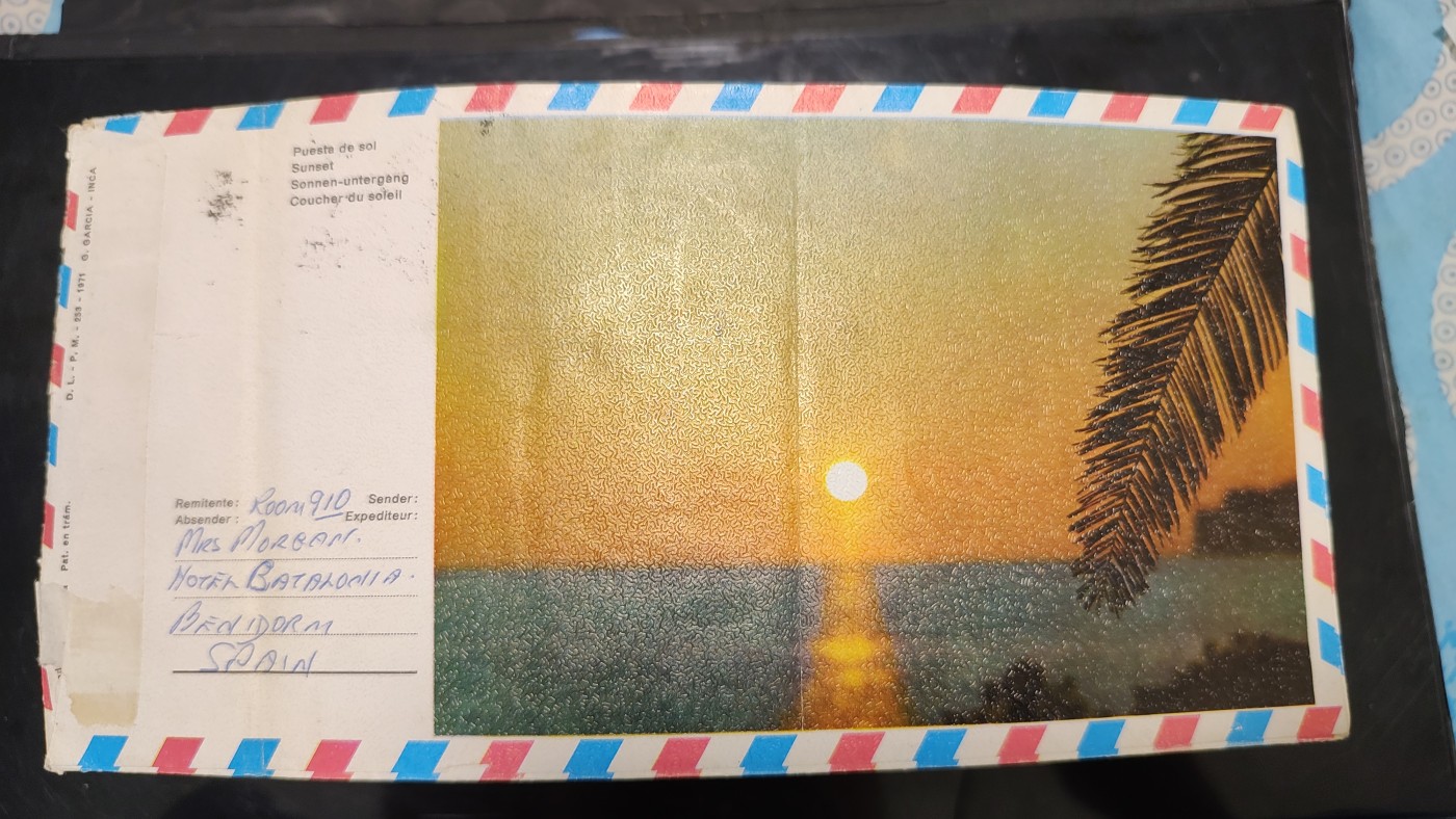 一月邮币社第二期拍卖国际邮票专场 西班牙贴票多票未盖销实寄封