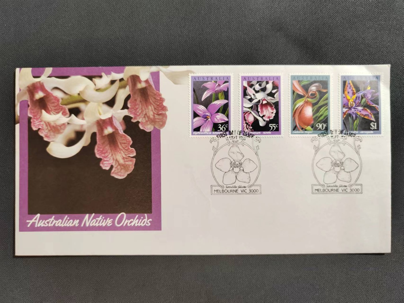 【第56期】莲池国际邮品拍卖 【澳大利亚】1986 兰花 套票官封
