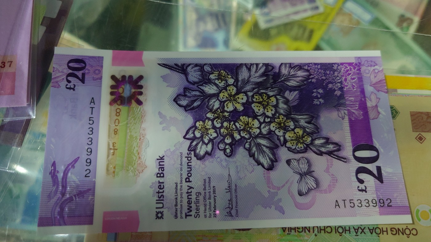 【世界钱币】精选微拍第70期暨2023年第十七期 多款塑料钞裸币超低价起拍 2019年北爱尔兰20镑塑料钞 优斯特银行全新绝品无47