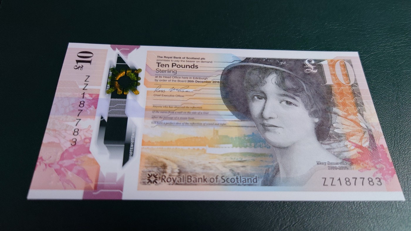 【世界钱币】精选微拍第70期暨2023年第十七期 多款塑料钞裸币超低价起拍 2016年苏格兰皇家银行10镑补号ZZ冠 全新绝品无4尾号7783