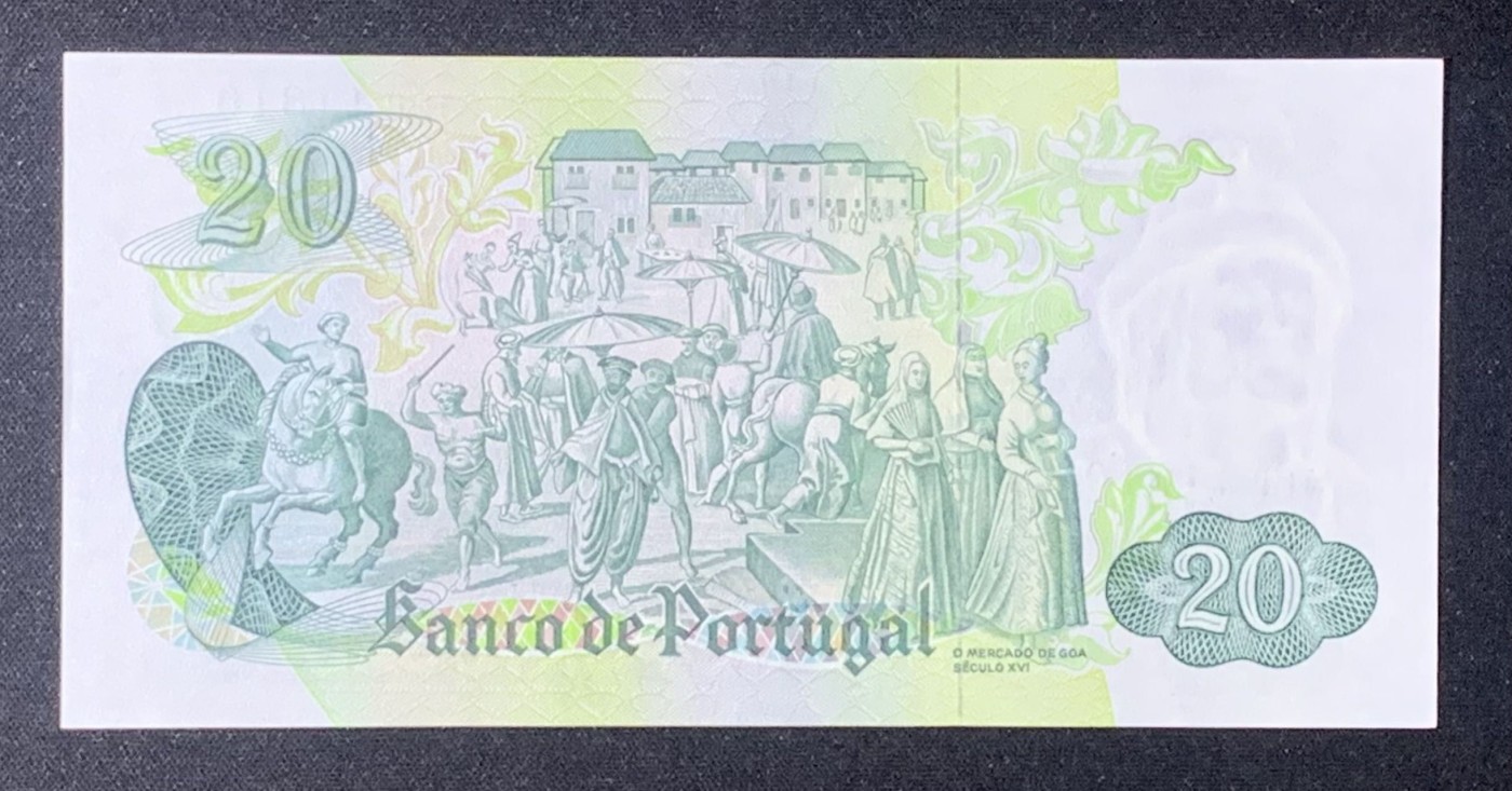 紫瑗钱币——第306期拍卖 葡萄牙 1971年 加西亚·德·奥尔塔 20埃斯库多 UNC-