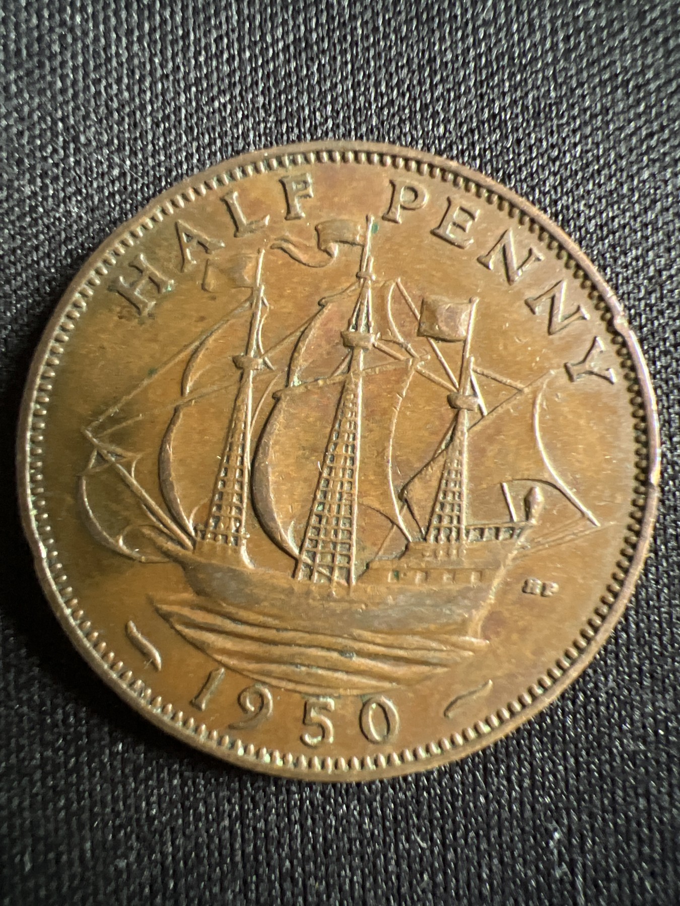 第413期 硬币专场 （无押金，捡漏，全场20包邮，偏远地区除外，接收代拍业务） 乔六帆船半便士