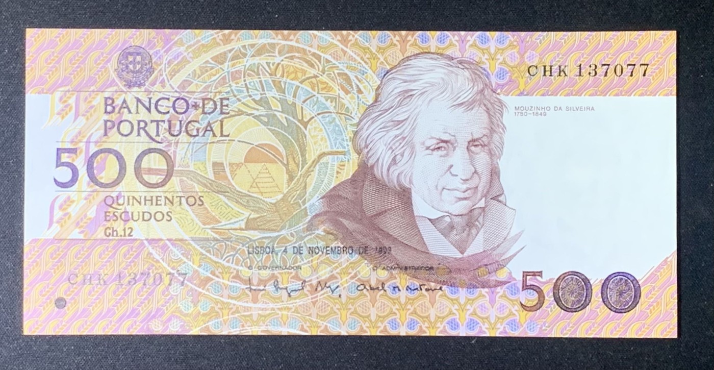 紫瑗钱币——第306期拍卖 葡萄牙 1993年 10月4日 莫西尼奥 500埃斯库多 UNC