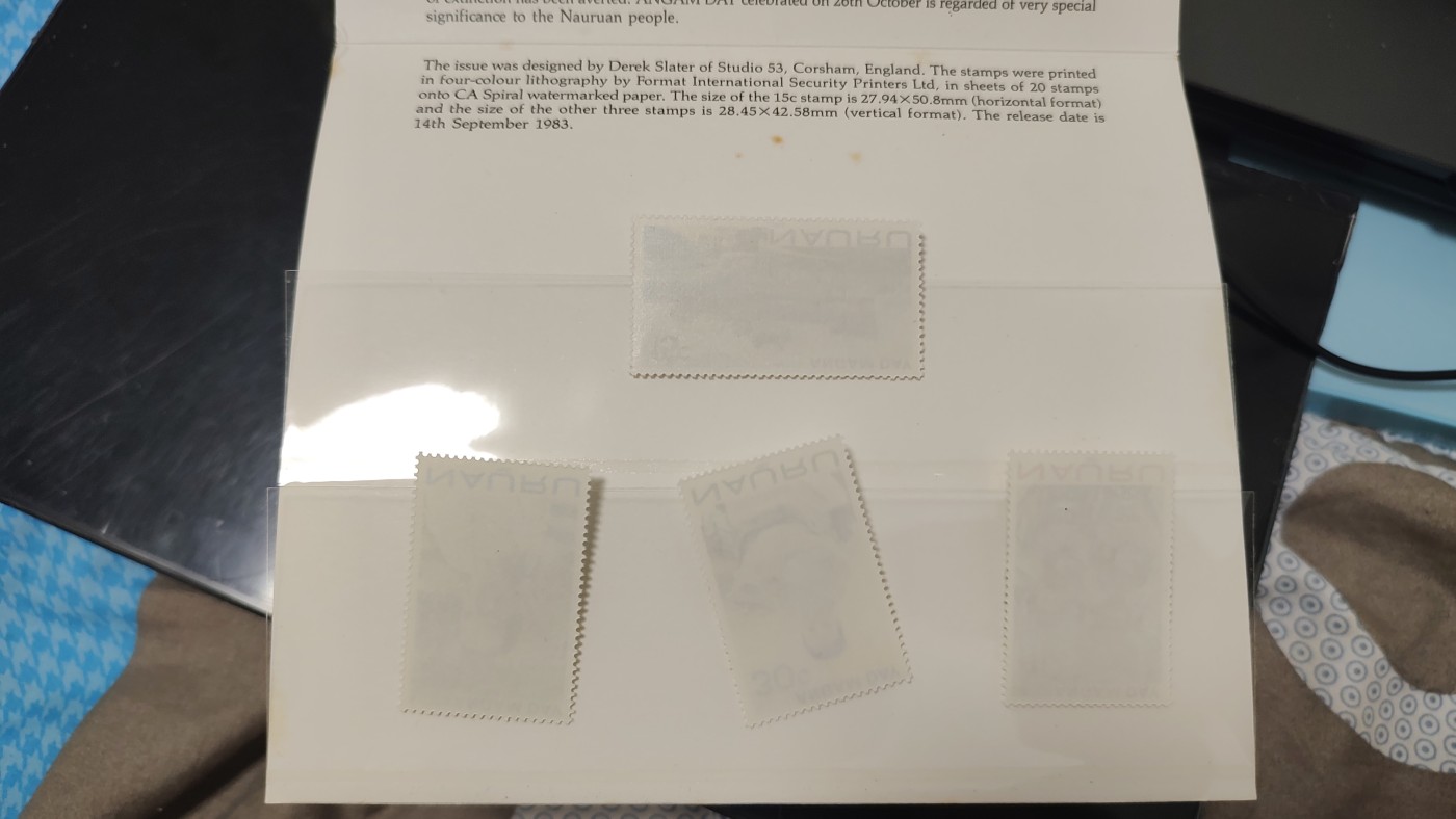 一月邮币社第二期拍卖国际邮票专场 瑙鲁1983年新票套票一组