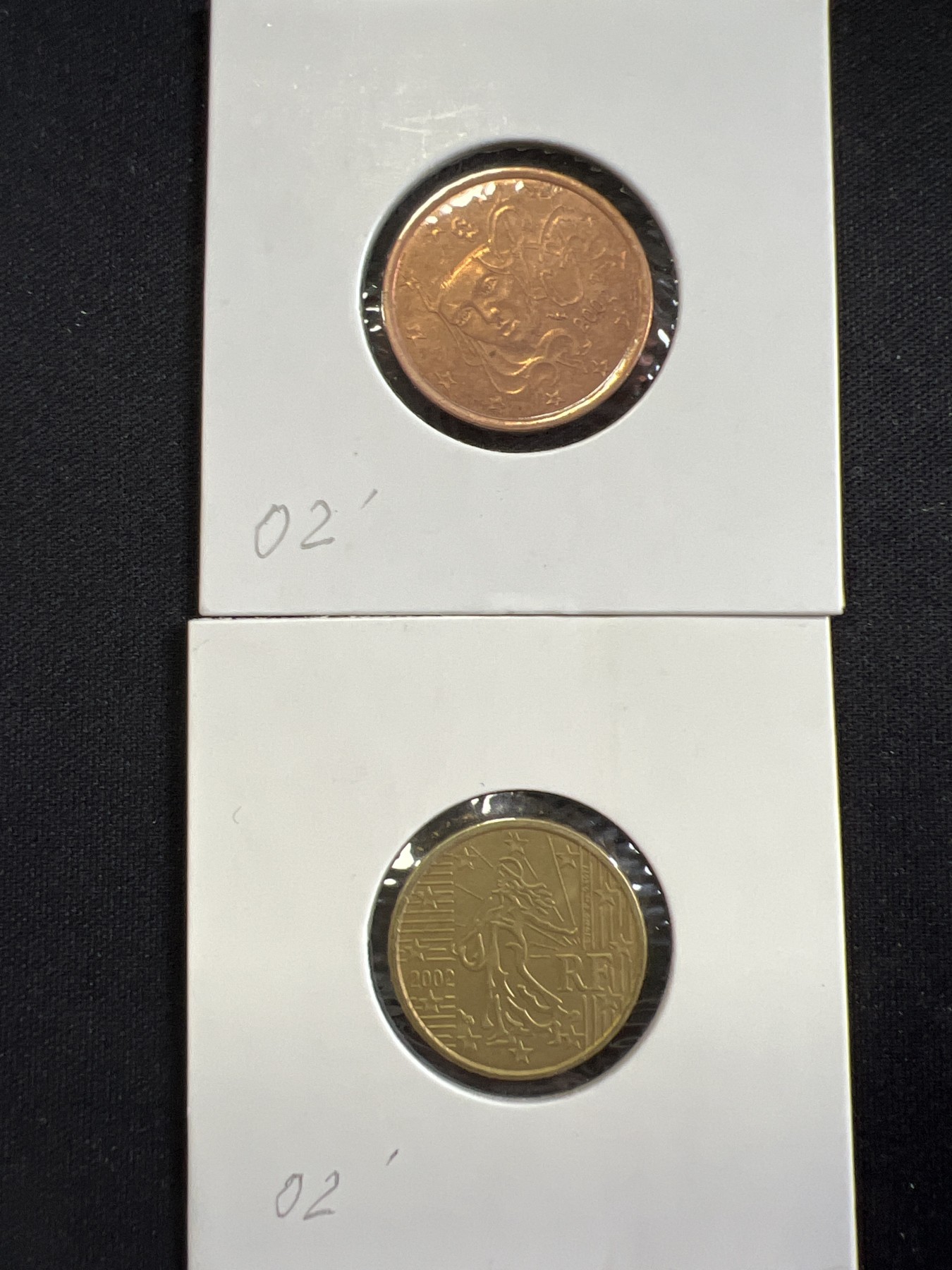 第430期 硬币专场 （无押金，捡漏，全场20包邮，偏远地区除外，接收代拍业务） 法国欧分两枚