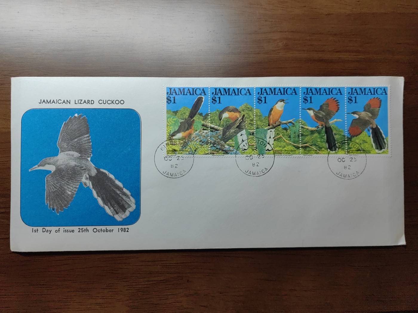 精选邮品专场（秒杀）第①⑧场 1982牙买加鸟类纪念邮封
