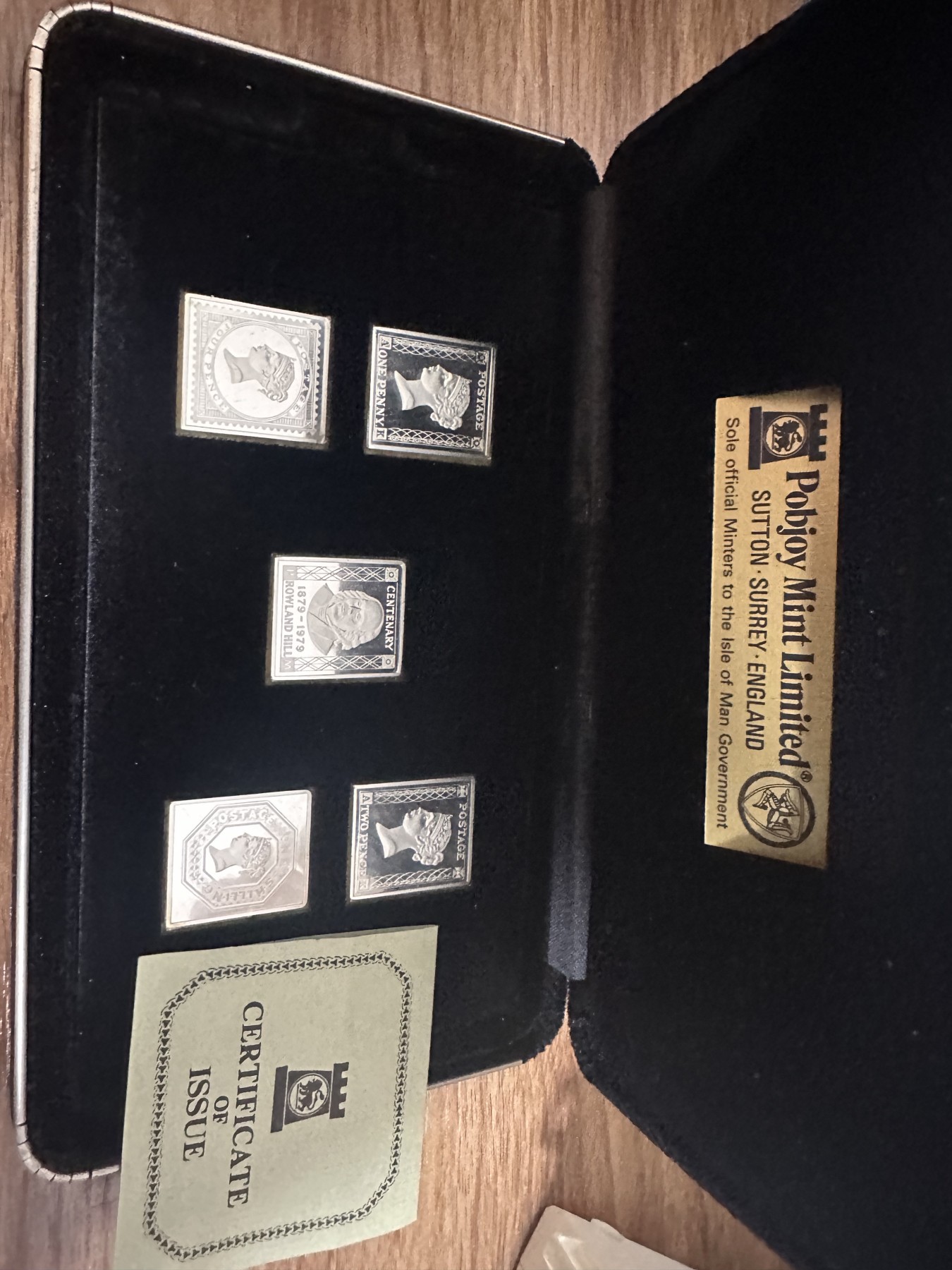 CSIS-GREAT评级精品钱币拍卖第二百一十二期 英国普乔伊造币厂银邮票5张