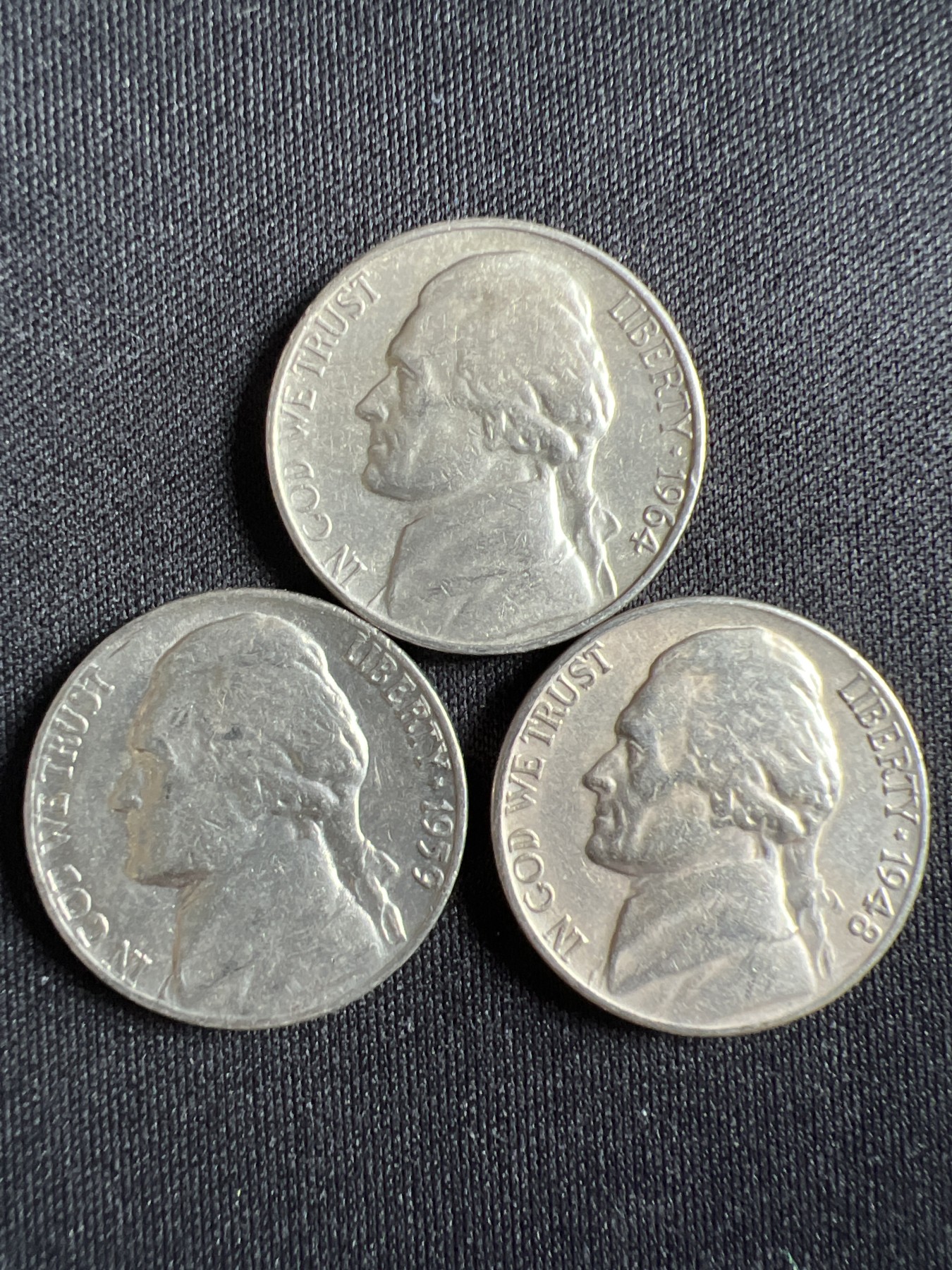 第412期 硬币专场 （无押金，捡漏，全场20包邮，偏远地区除外，接收代拍业务） 五美分三枚