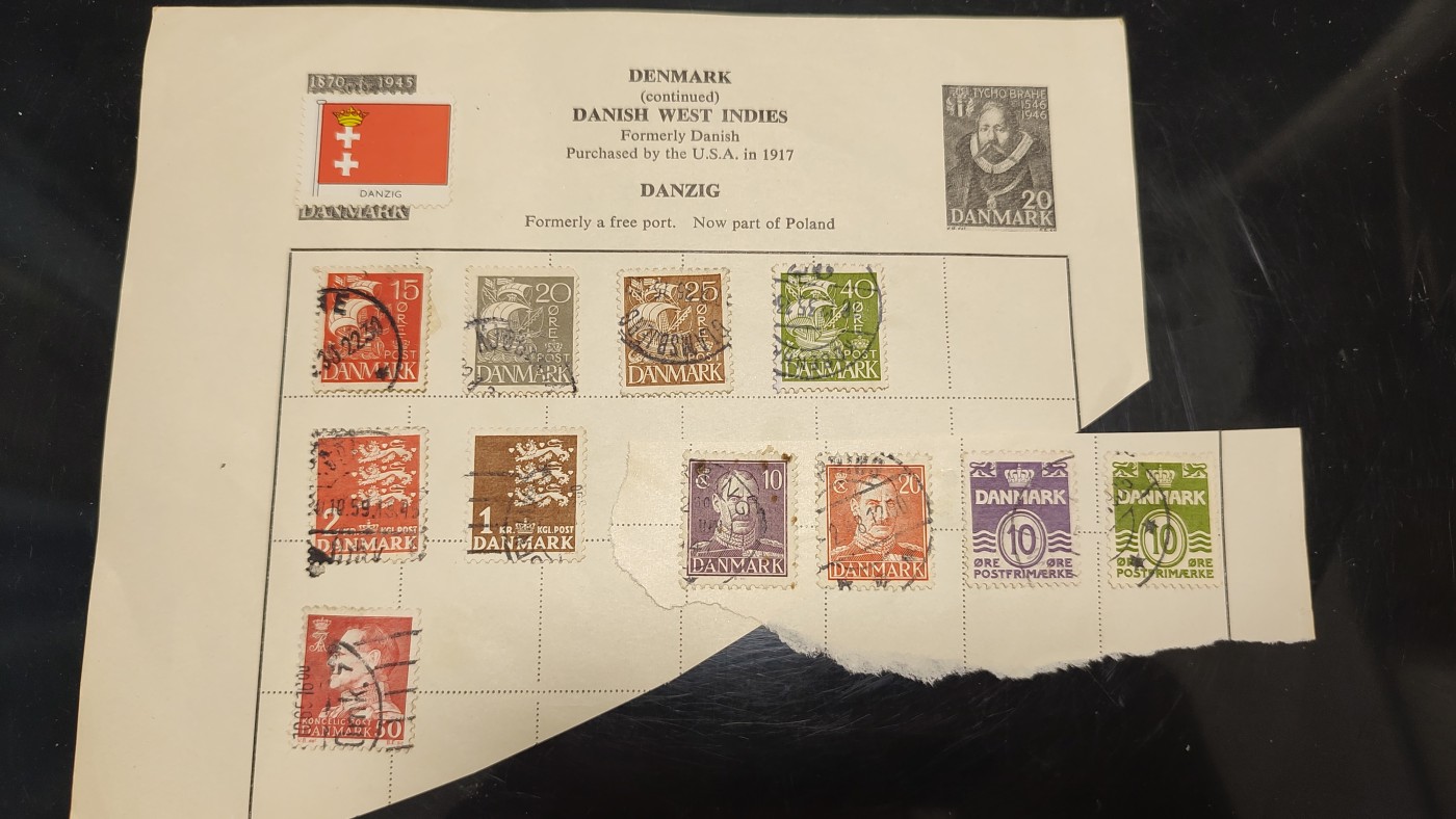 一月邮币社第二期拍卖国际邮票专场 较少丹麦老信销票一些