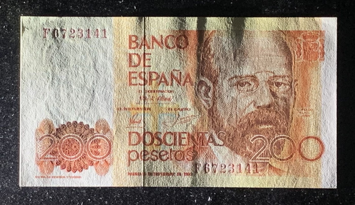 紫瑗钱币——第306期拍卖 西班牙 1980(1984)年 利奥波多·加西德·拉斯阿拉斯 200比塞塔 UNC