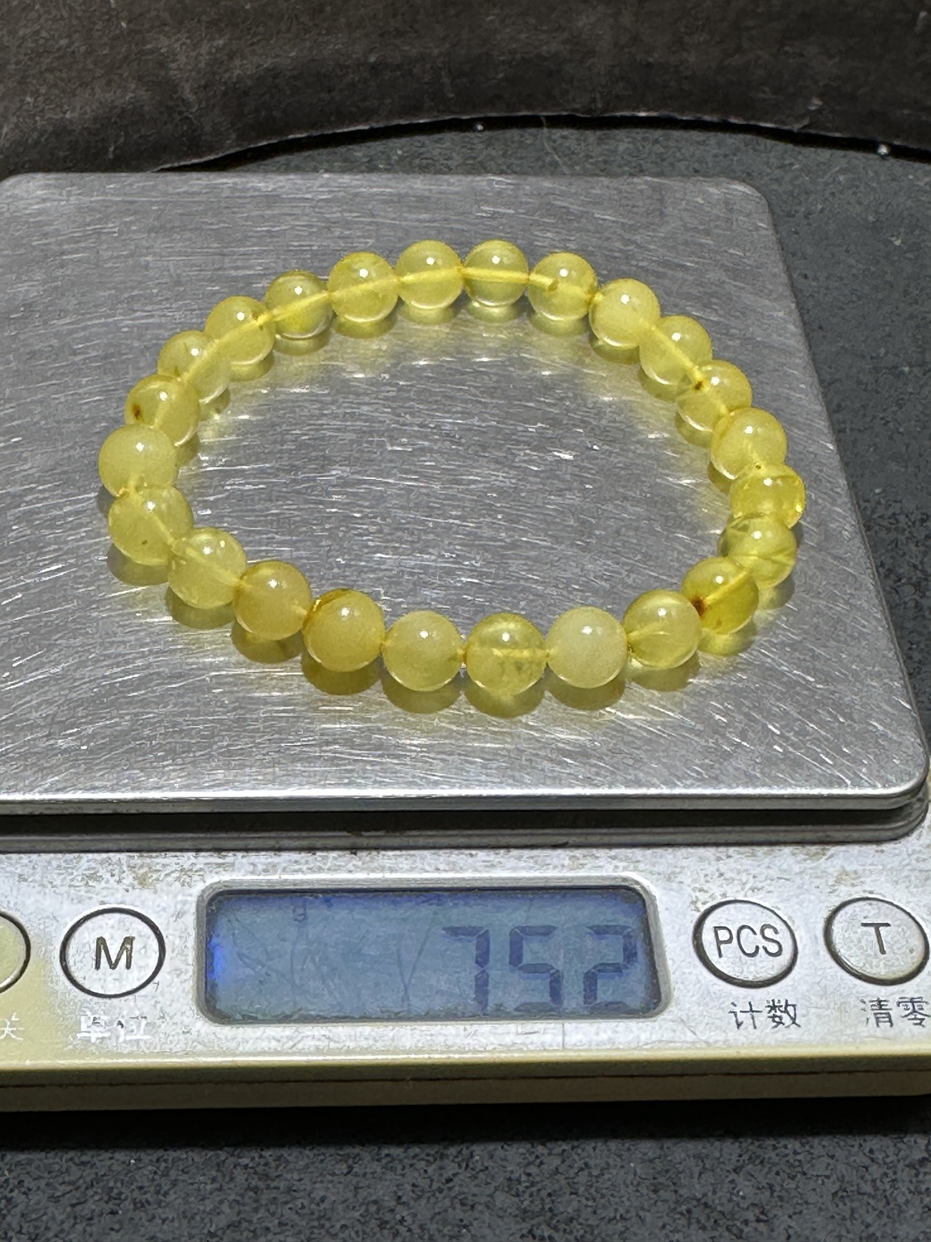 天然乌克兰蜜蜡手串1条！