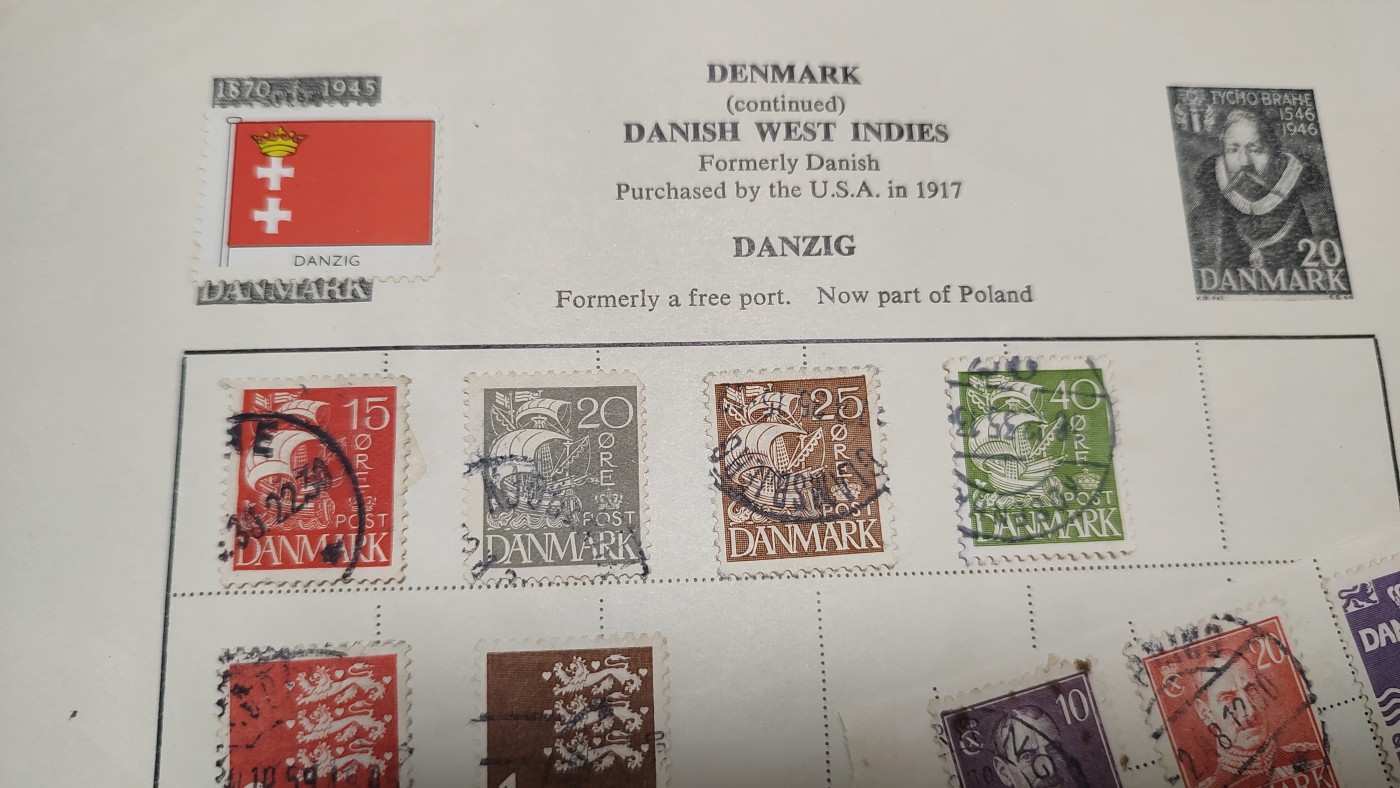 一月邮币社第二期拍卖国际邮票专场 较少丹麦老信销票一些