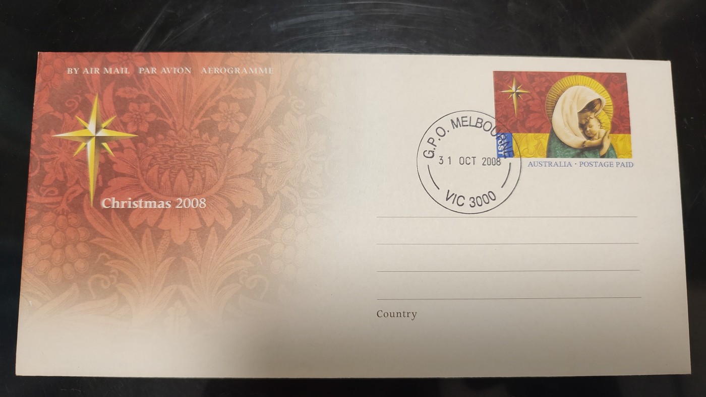 一月邮币社第二期拍卖国际邮票专场 2008年澳大利亚付资首日封