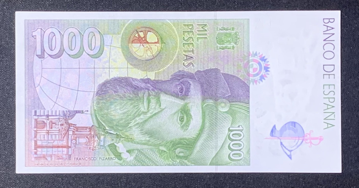 紫瑗钱币——第306期拍卖 西班牙 1992年 埃尔南.科尔特斯 1000比塞塔 UNC