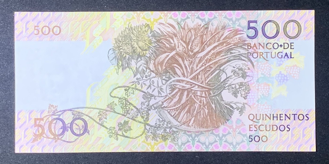 紫瑗钱币——第306期拍卖 葡萄牙 1993年 10月4日 莫西尼奥 500埃斯库多 UNC