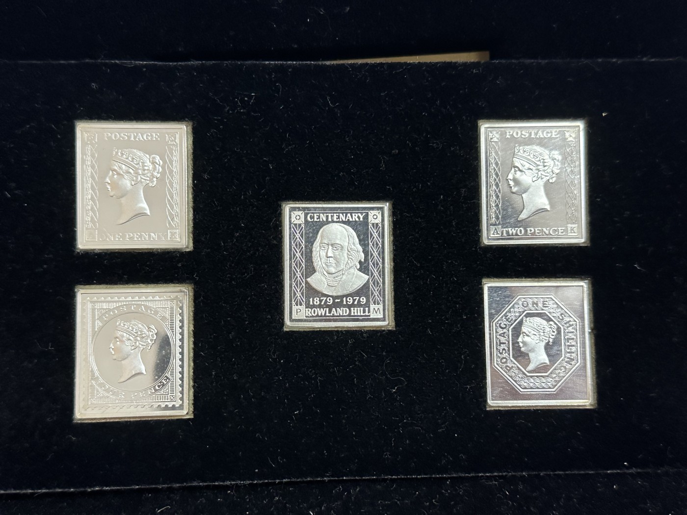 CSIS-GREAT评级精品钱币拍卖第二百一十二期 英国普乔伊造币厂银邮票5张