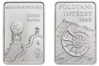 匈牙利 2019年 国家地质研究所成立150周年 2000福林 铜镍 纪念币 - 匈牙利 2019年 国家地质研究所成立150周年 2000福林 铜镍 纪念币