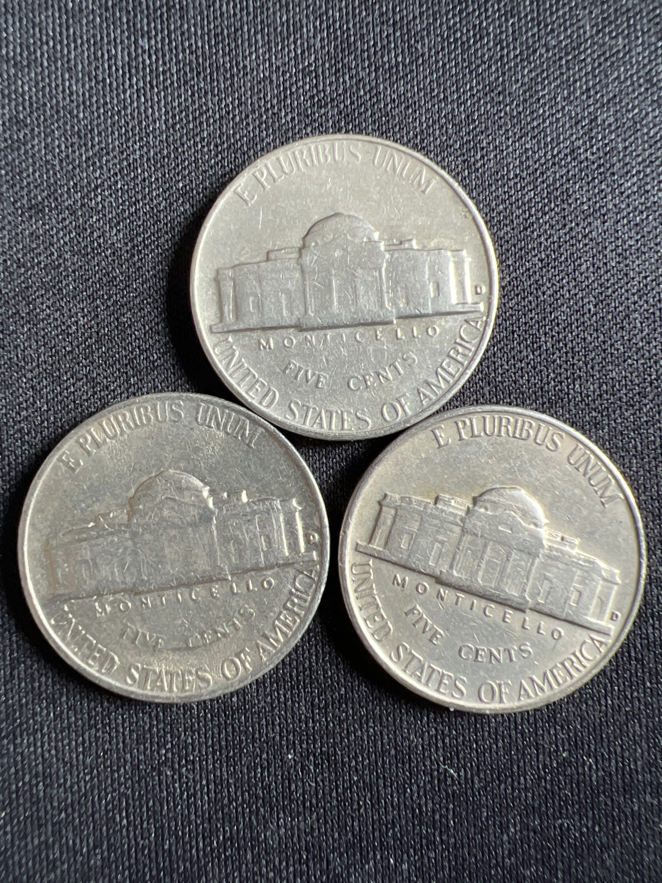 第412期 硬币专场 （无押金，捡漏，全场20包邮，偏远地区除外，接收代拍业务） 五美分三枚