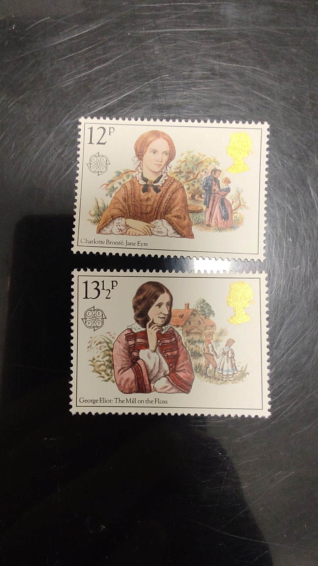 一月邮币社第二期拍卖国际邮票专场 英国小说家新票两张