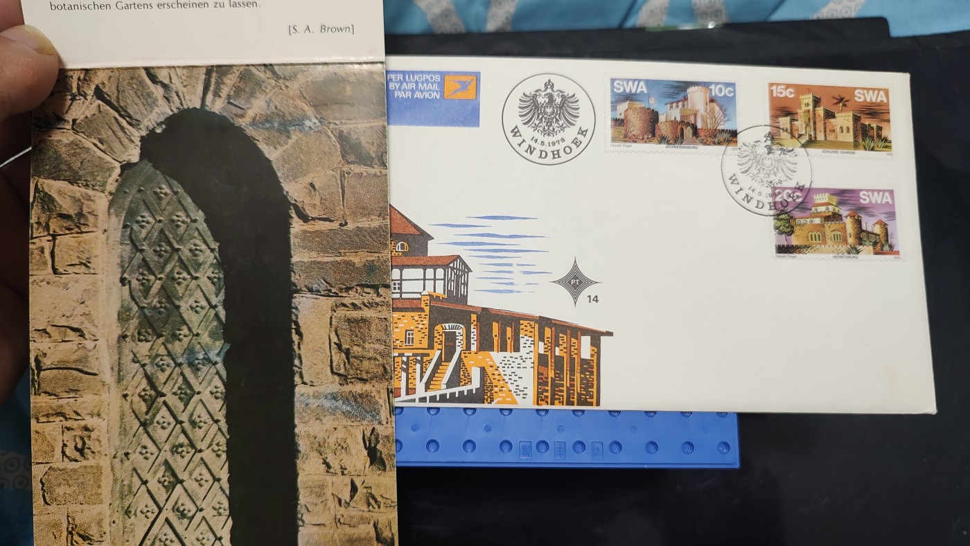 一月邮币社第二期拍卖国际邮票专场 南非1978年城堡套票首日封