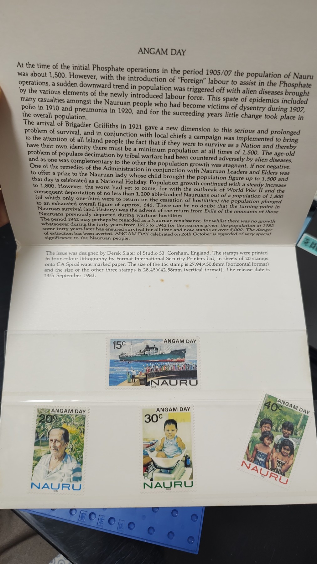 一月邮币社第二期拍卖国际邮票专场 瑙鲁1983年新票套票一组