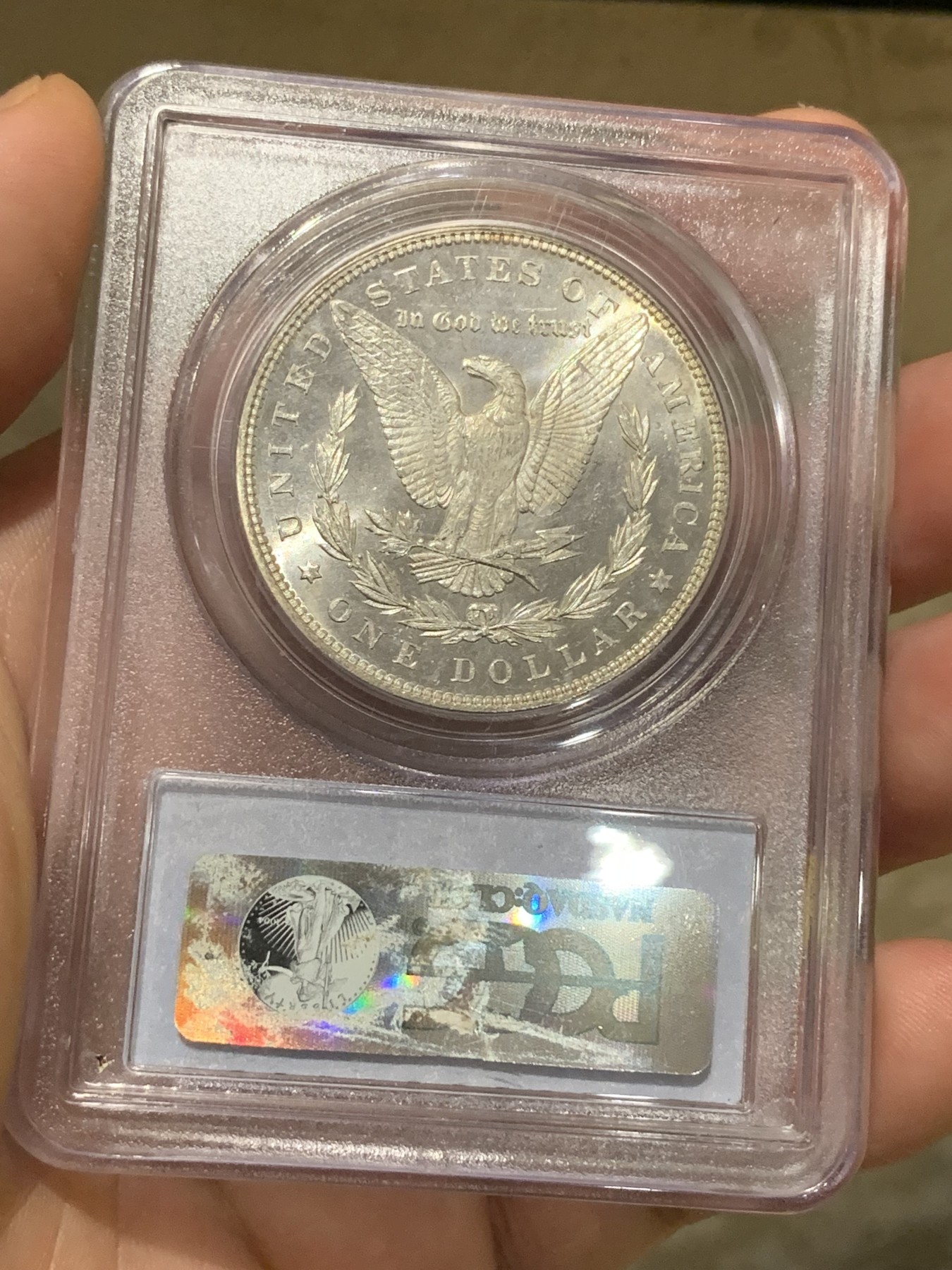 《竞宝斋》第198场-周日，周一 2场 (全场包邮) PCGS MS66 美国1885年摩根银元 高分好品