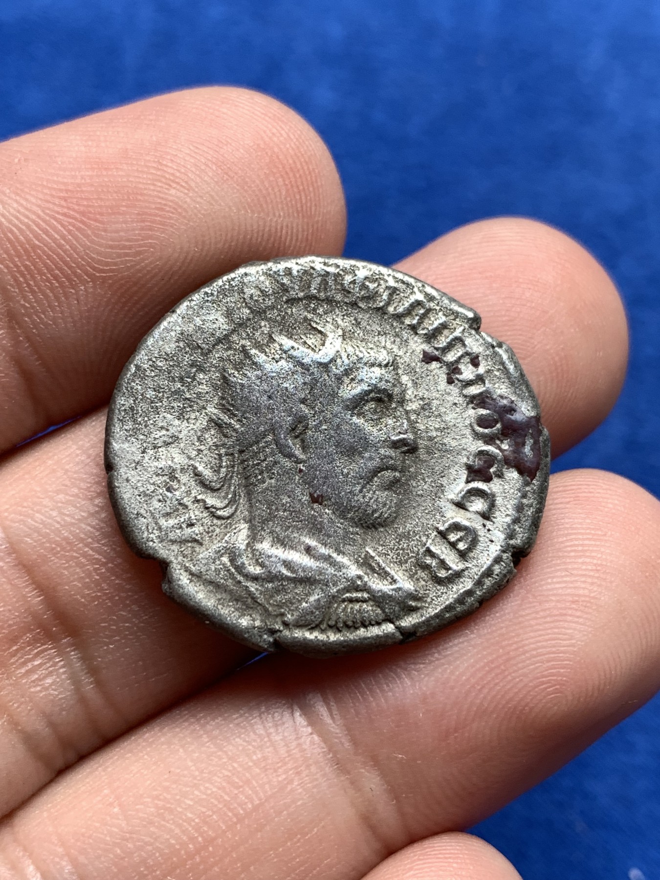 《竞宝斋》第198场-周日，周一 2场 (全场包邮) 公元244-247年 古罗马皇帝菲利普一世4德拉克马银币 约10.44克