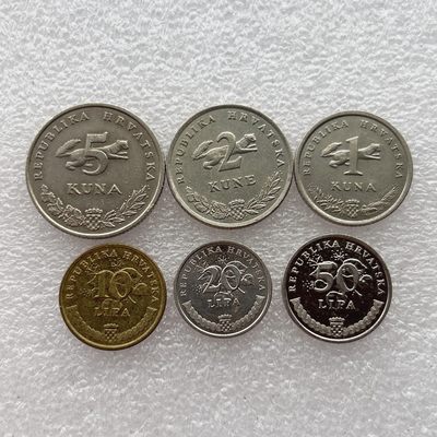 全场一元起拍 世界钱币散币场 第24期 克罗地亚