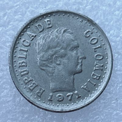 全场一元起拍 世界钱币散币场 第24期 哥伦比亚1971年20分