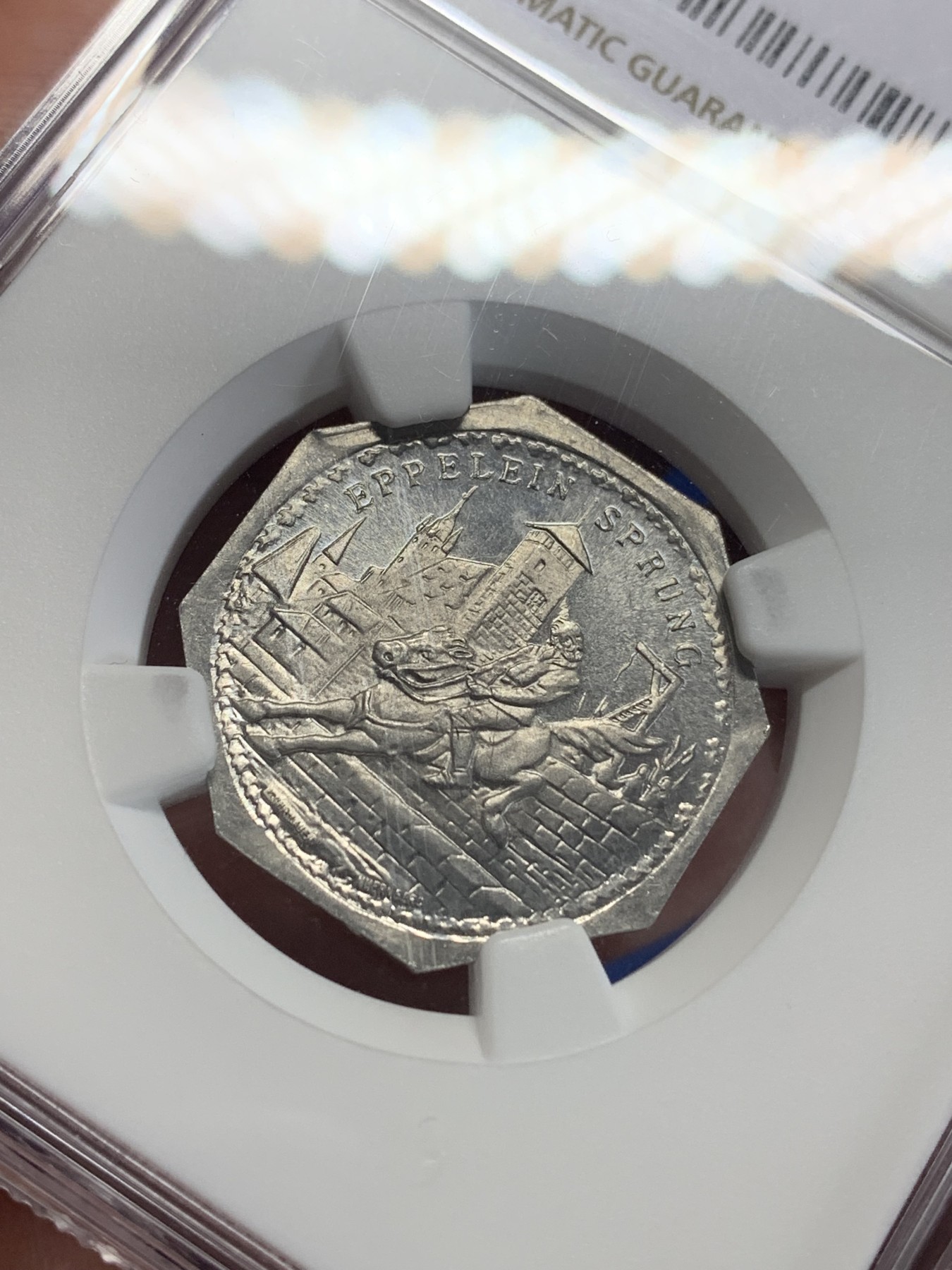 《竞宝斋》第198场-周日，周一 2场 (全场包邮) NGC-MS65 1920年德国紧急状态时期纽伦堡20芬尼