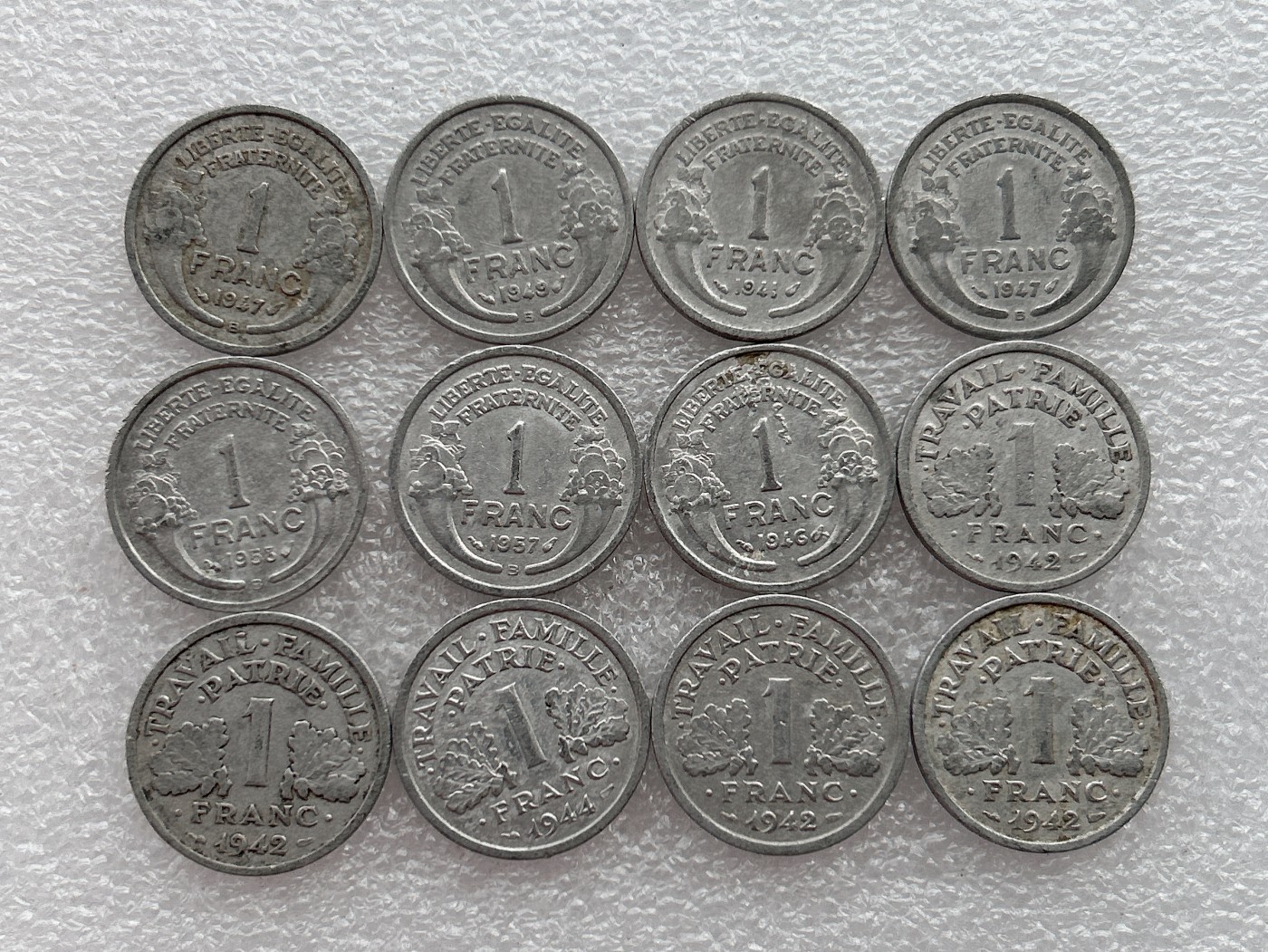 全场一元起拍 世界钱币散币场 第24期 法国1法郎